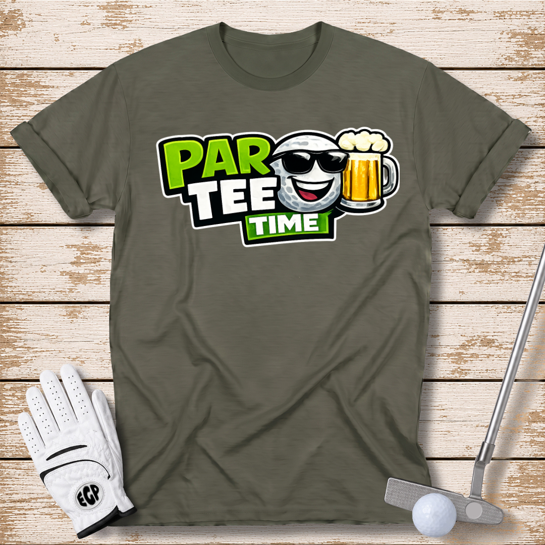 par-tee-time-funny-golf-tshirt-military-green-color-elite-golf-pros