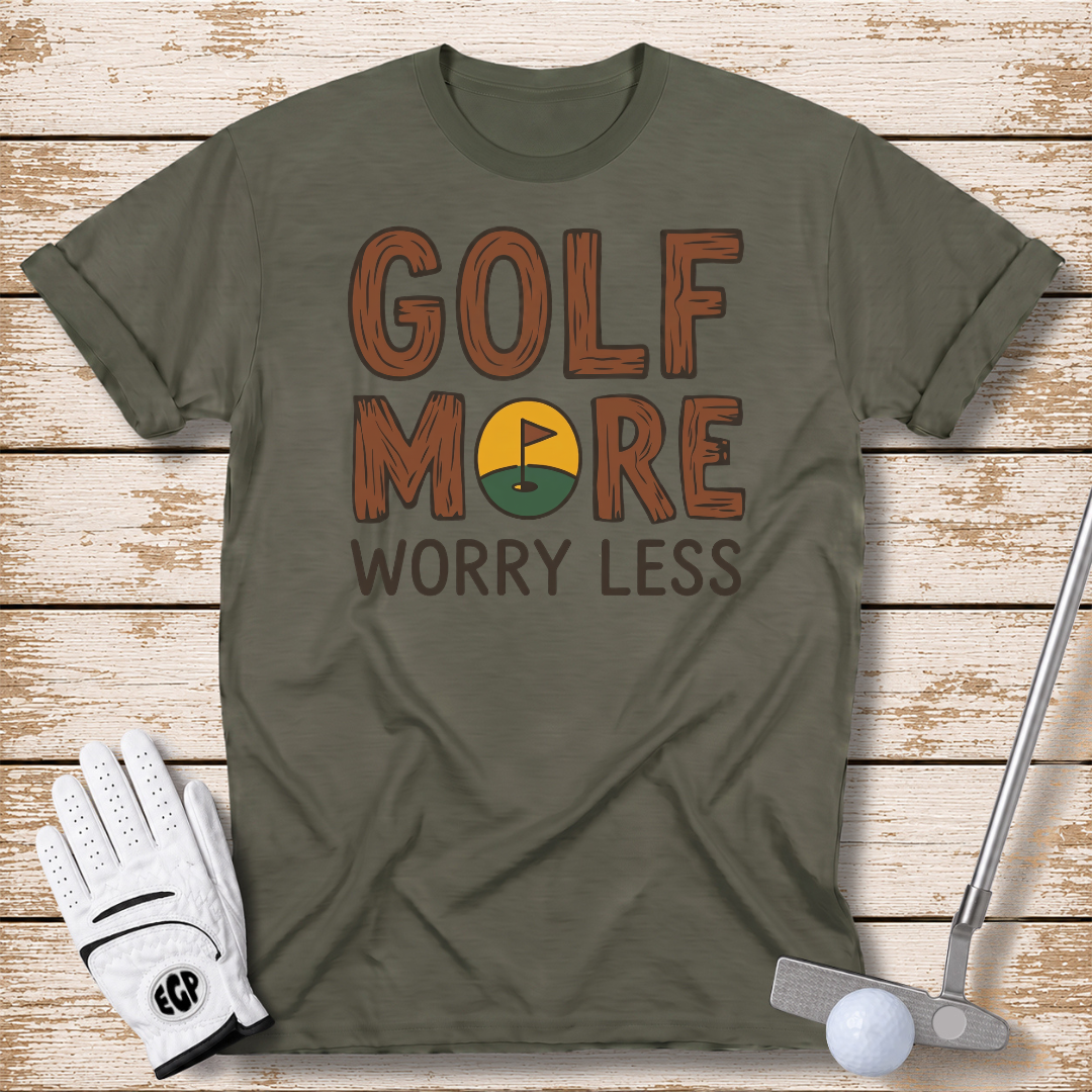 golf-more-worry-less-funny-golf-t-shirt-military-green-color-elitegolfpros