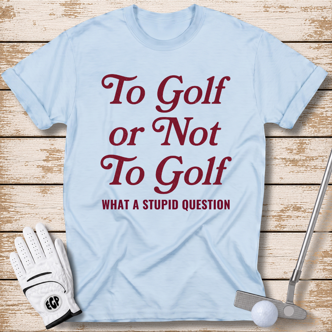 to-golf-or-not-to-golf-what-a-stupid-question-funny-golf-t-shirt-for-women-light-blue-color-elite-golf-pros